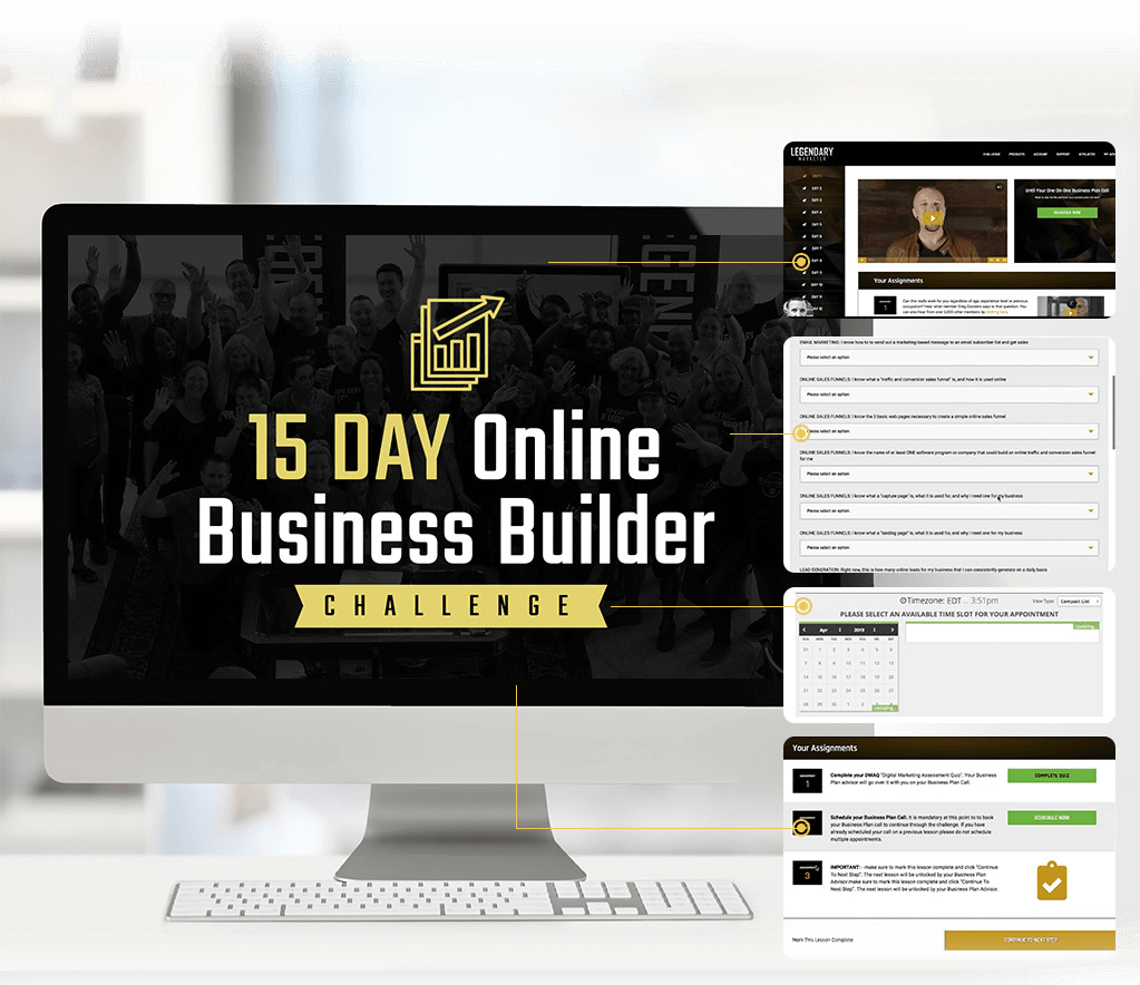 legendary marketer 15 day online business builder challenge