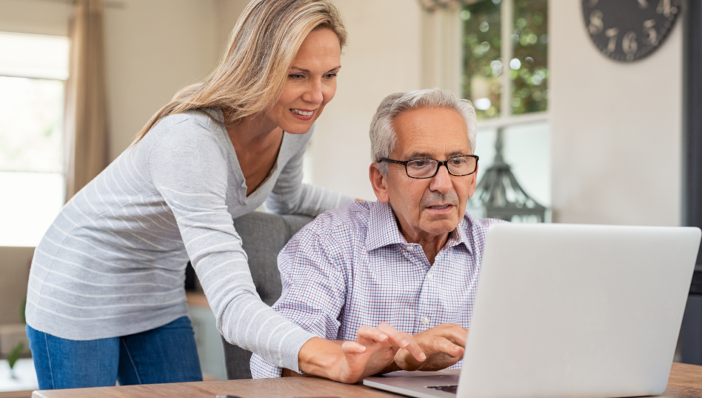 consulting business ideas - elderly tech education 