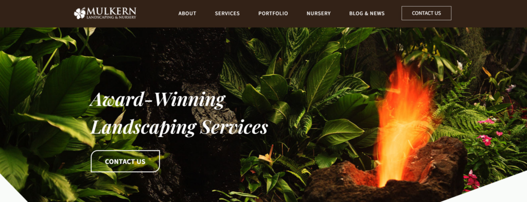 landscaping websites - mulkern landscaping