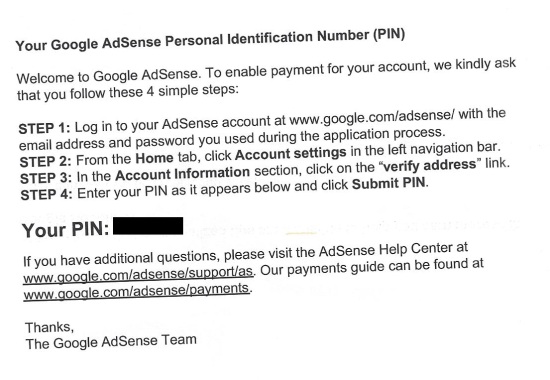 googleadsensepin
