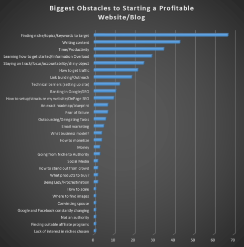 29 Biggest Obstacles to Starting a Successful Blog or Website