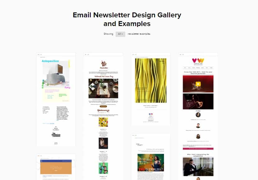 Email Newsletter Design Mailerlite