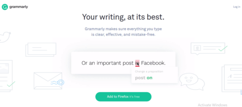 Grammarly Proofreading Software Used