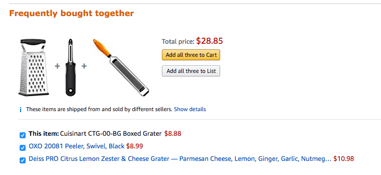 AMazon suggestions