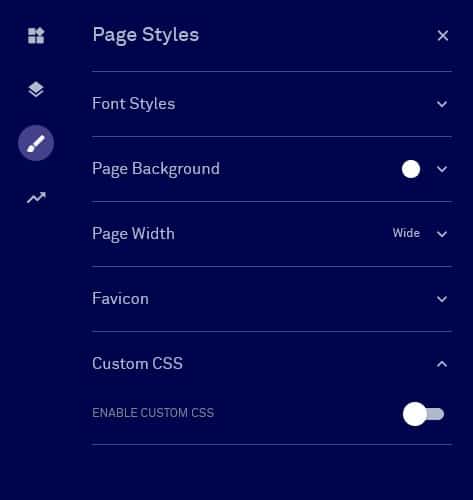page styles
