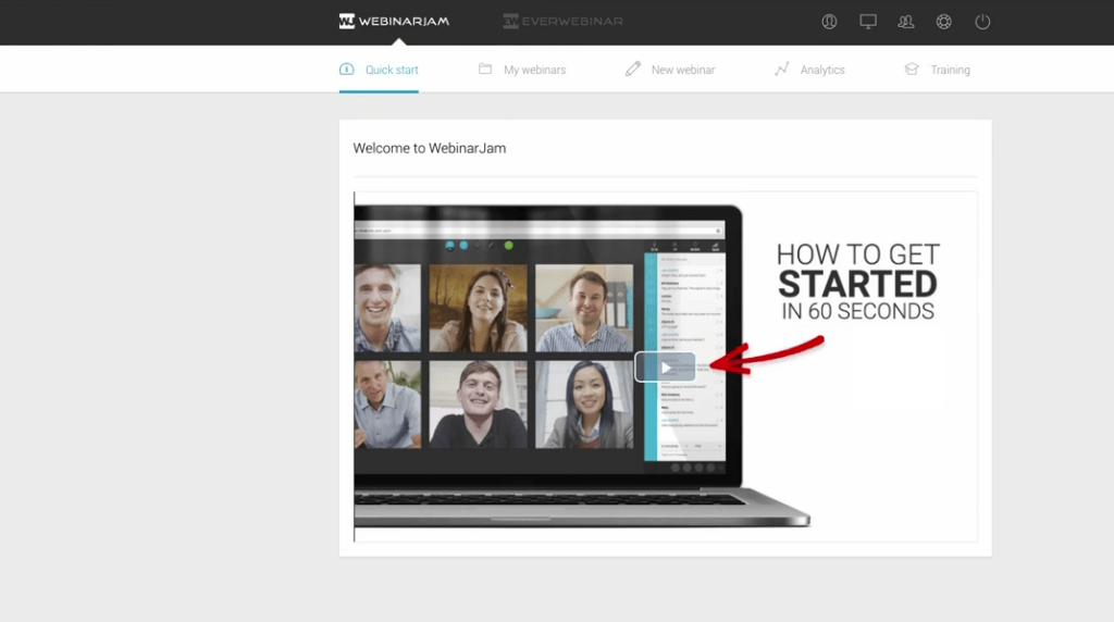 webinarjam review: how to get started screenshot