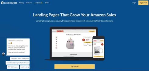 LandingCube Review: An Amazon Landing Page Builder for Increasing Sales with Coupon Codes