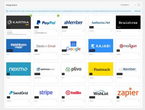 kartra review: integrations with other marketing tools