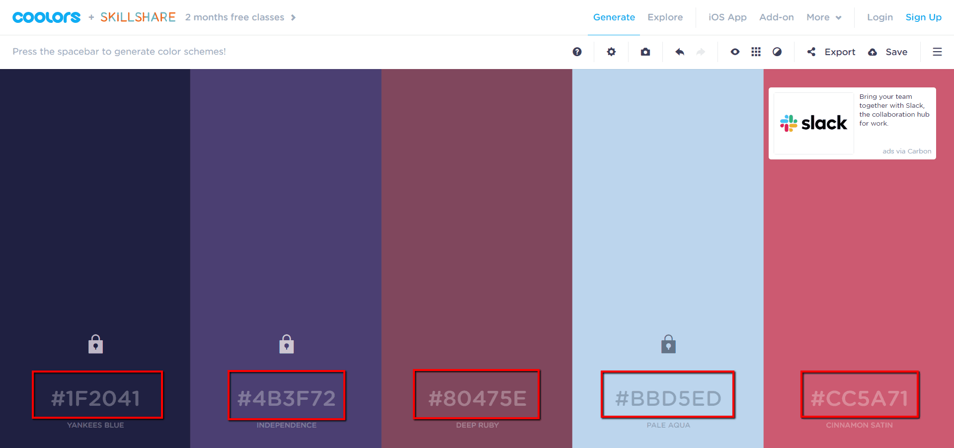 coolers with hexadecimal code