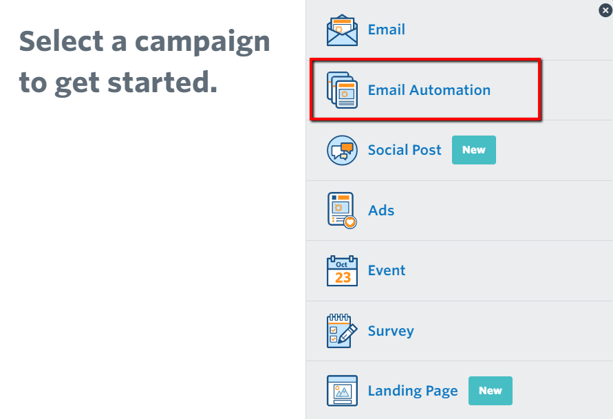 constant contact email automations