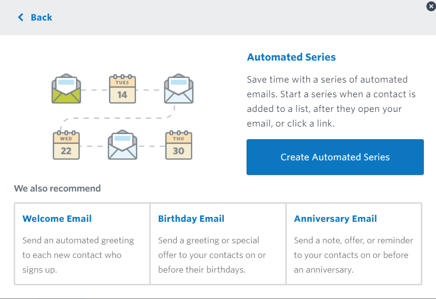 email automation options