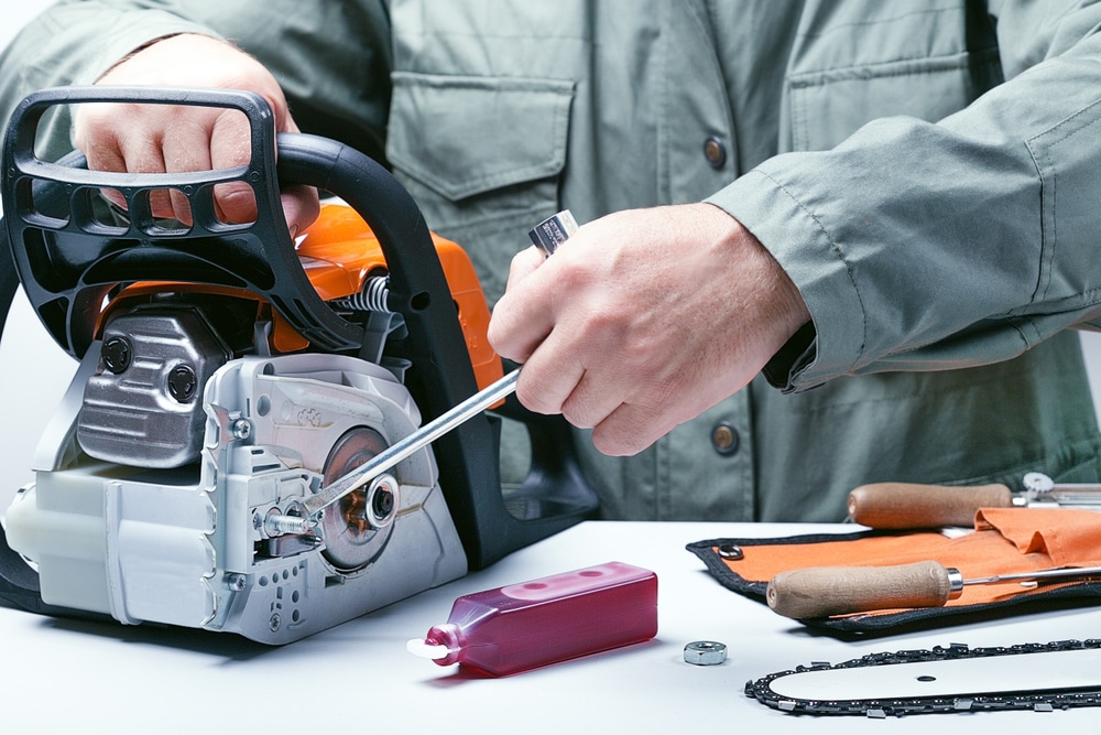 small engine repair workbench