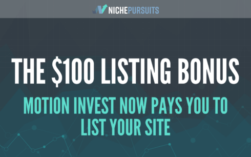 The Motion Invest Story After 1 Year + How to Get $100 For Listing Your Site