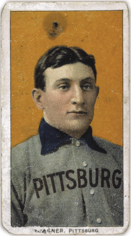 honus wagner vintage baseball card