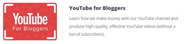 youtube course for bloggers