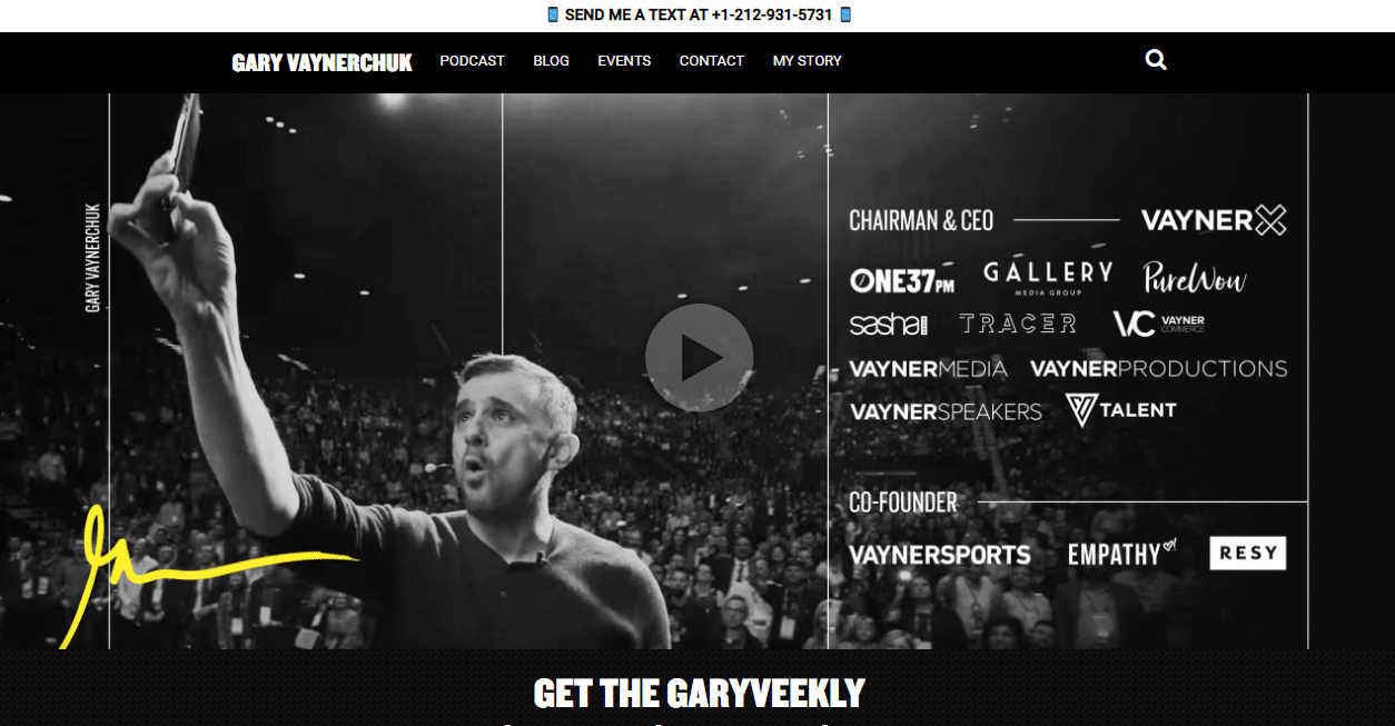 Gary Vaynerchuk person web page