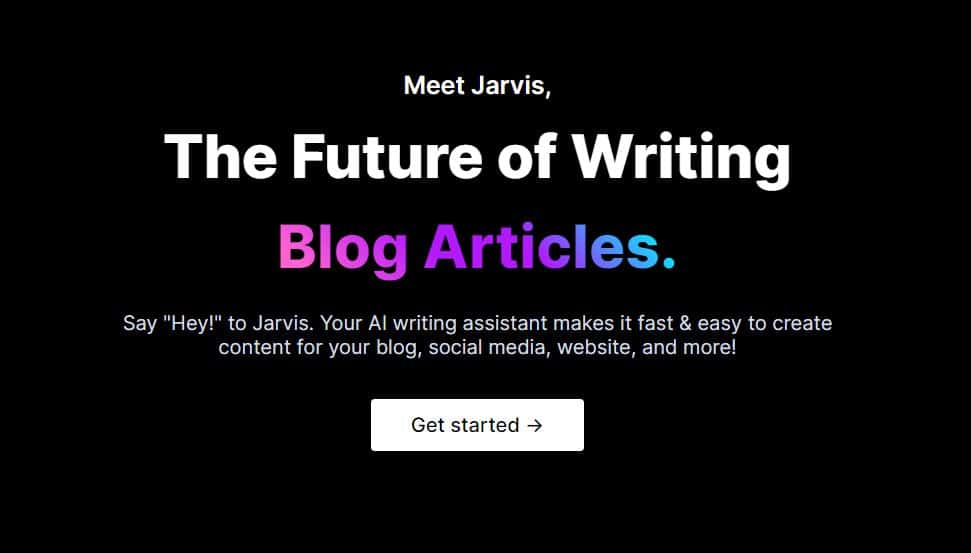 jarvis ai writing
