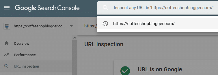 url inspection tool