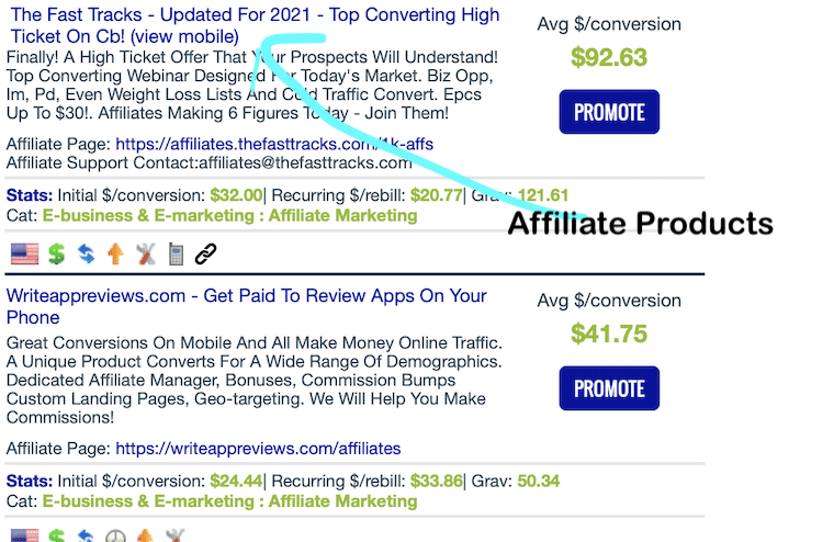 Clickbank Affiliate Products