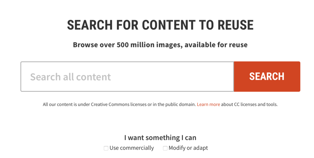 Creative Commons photos gratuites pour les blogs