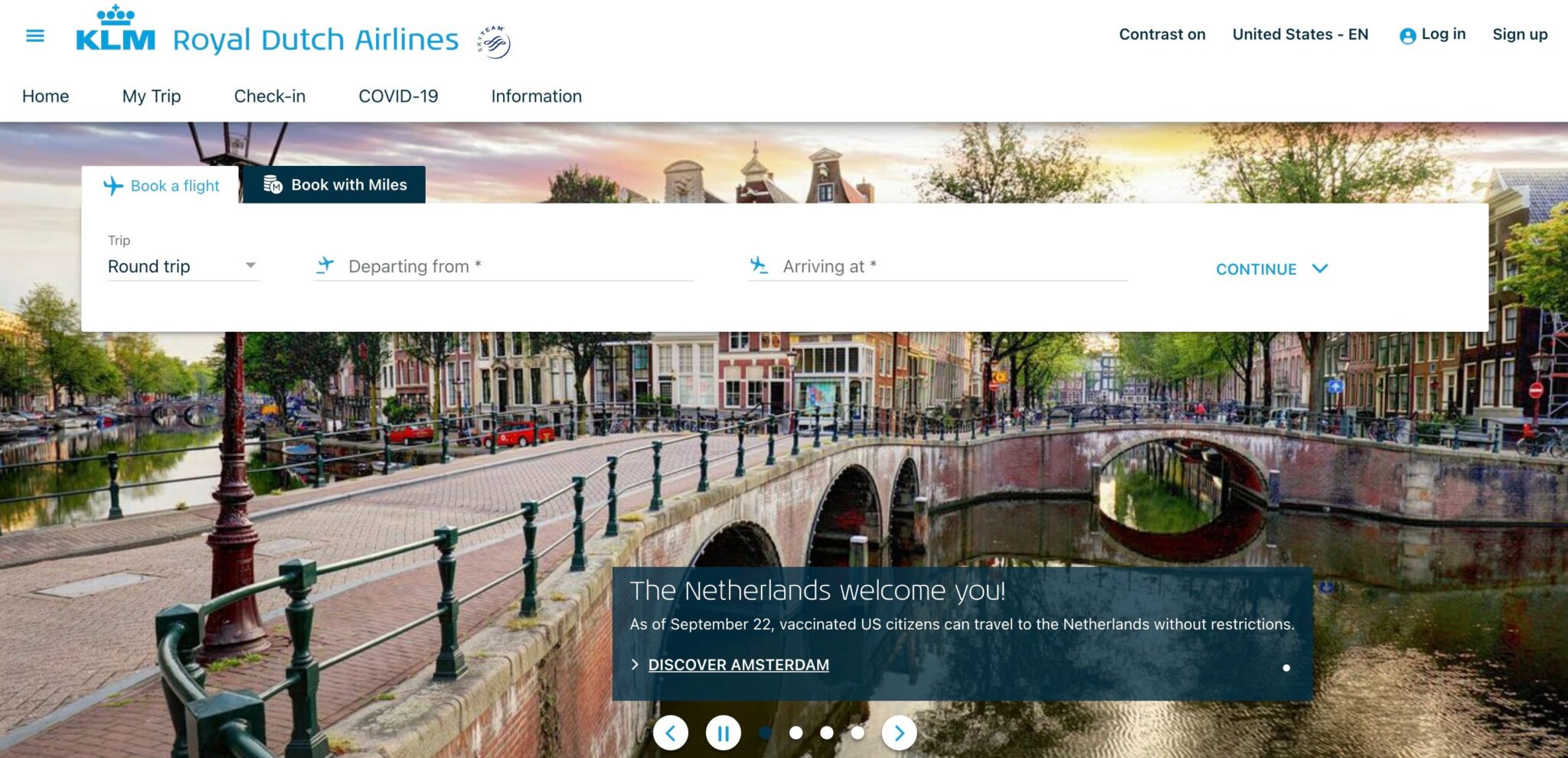 Royal Dutch Airlines affiliate program