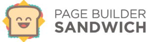 Page builder sandwich company logo.