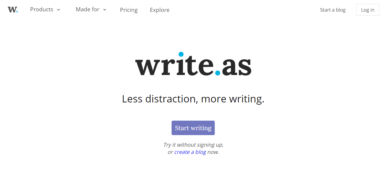 write.as