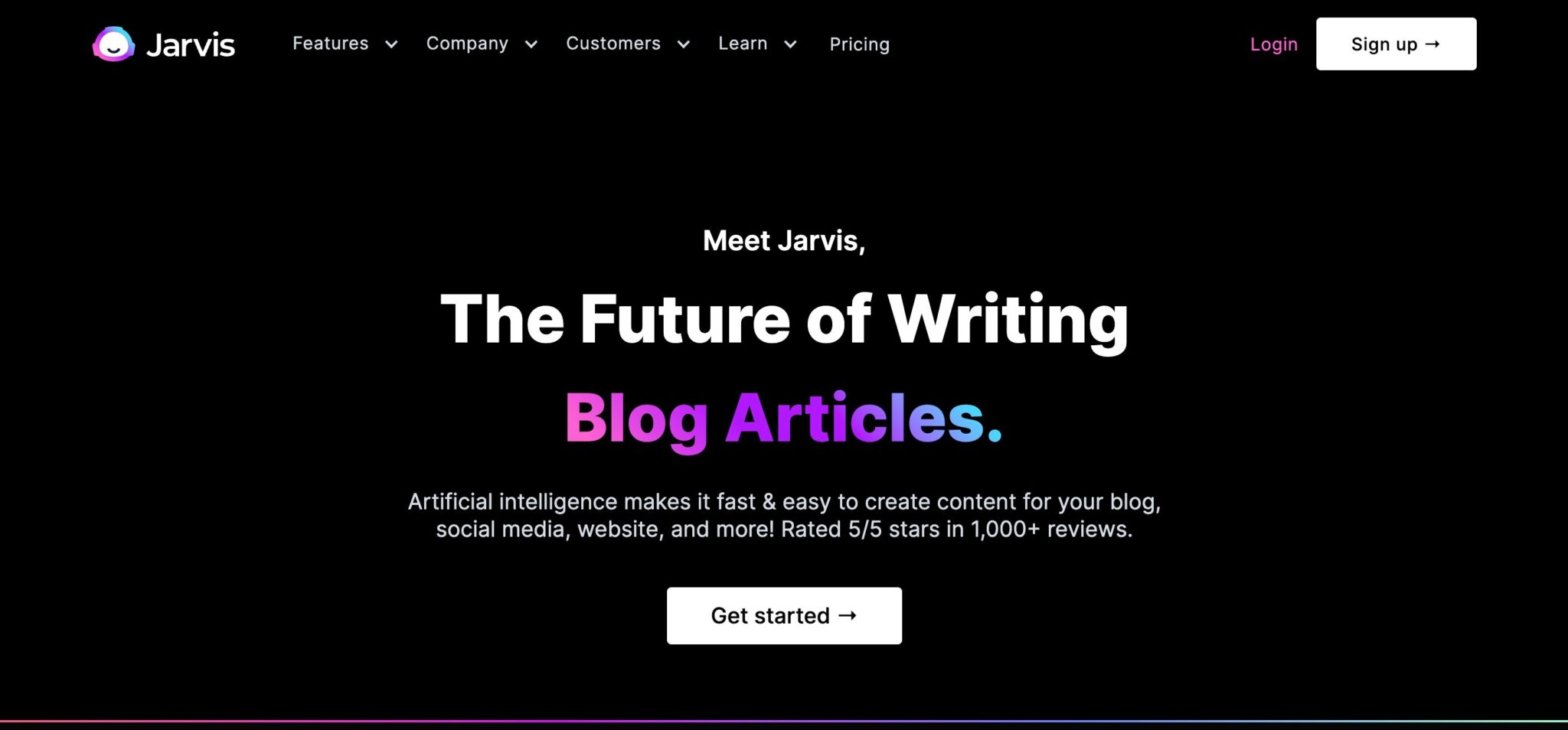 Best article generator software - Jarvis
