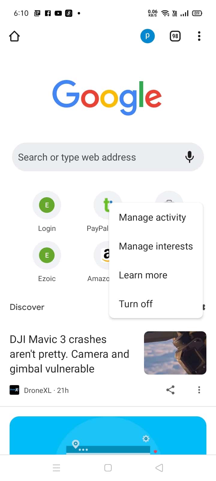 add interests to google discover