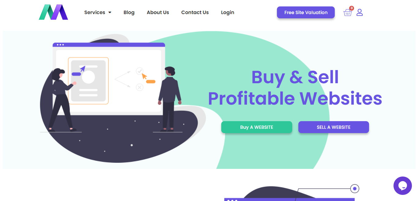 MotionInvest – Buying or Selling a website