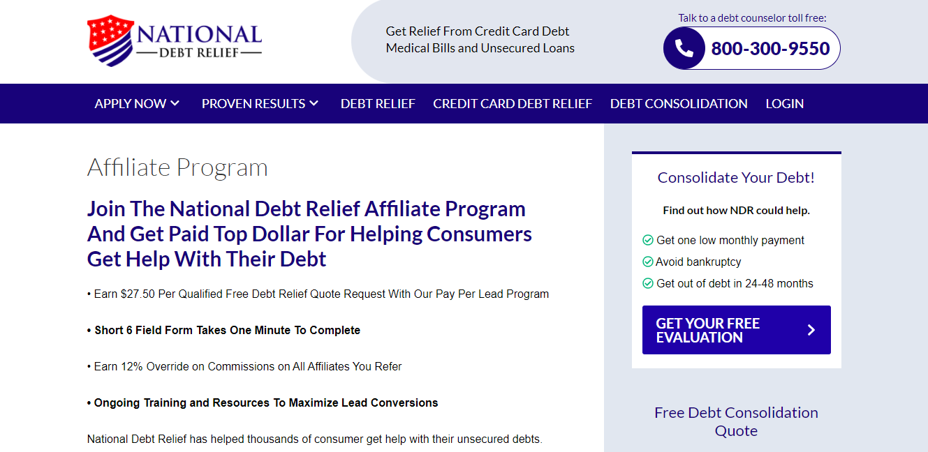 National Debt Relief