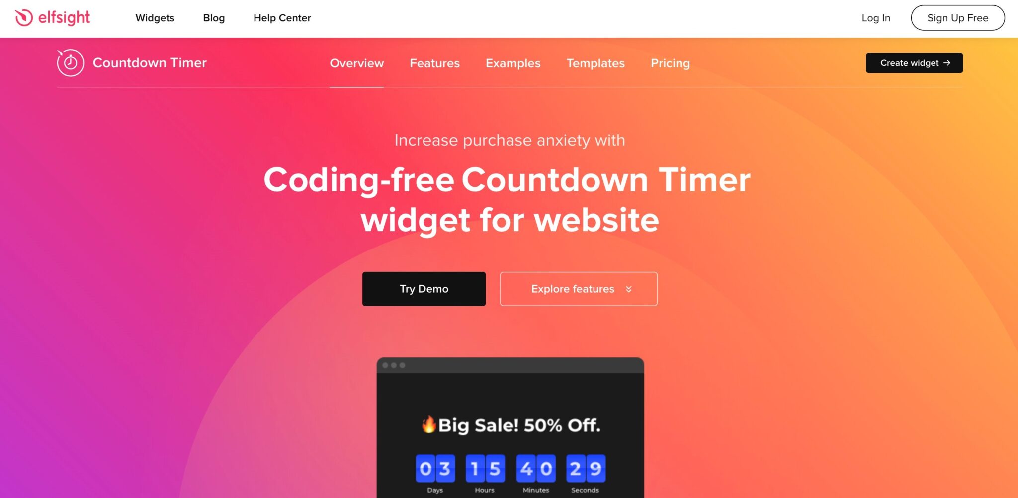Wordpress Countdown Timer by Elfsight
