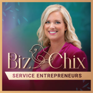 Cover of the Biz Chix podcast.