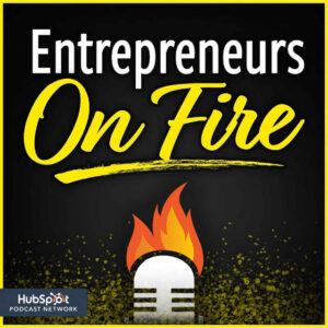 Cover for the Entrepreneurs On Fire podcast.