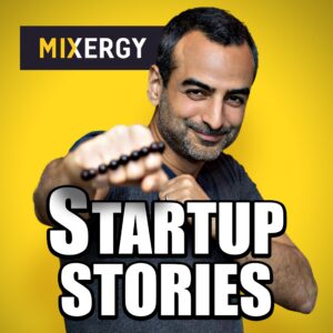Cover for the Mixergy Startup Stories podcast.
