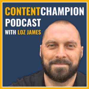 Cover for the Content Champion podcast.