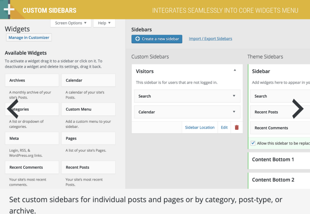 Custom Sidebar Plugin