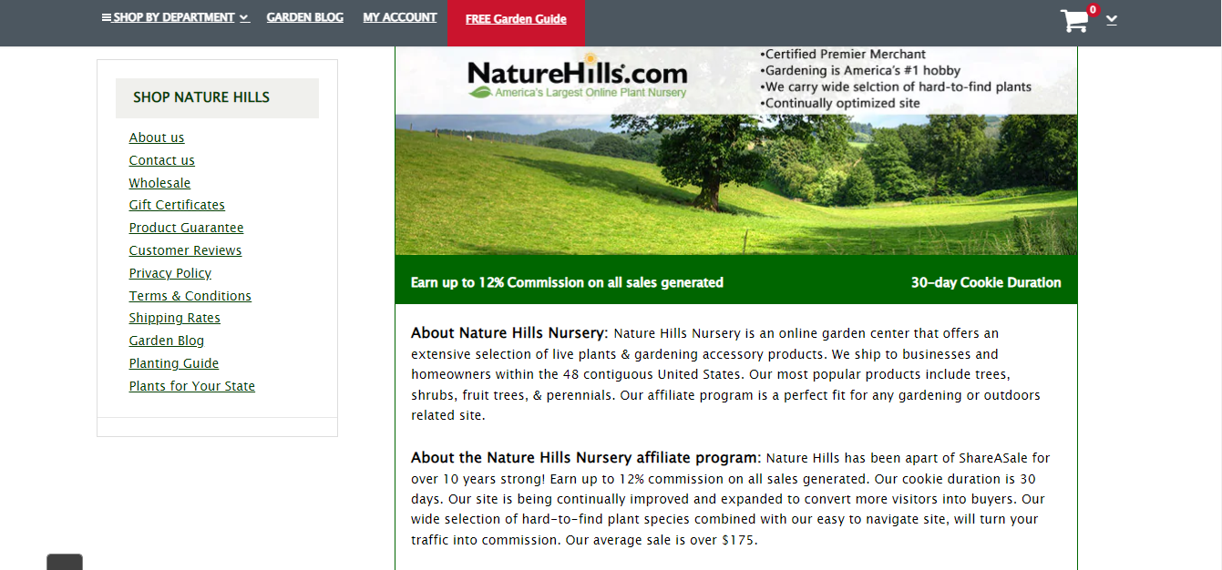 gardening affiliate programs