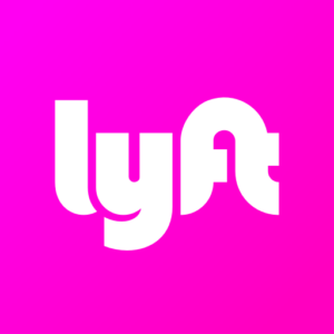 Lyft app logo.