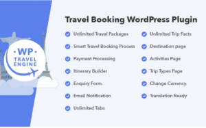 third party services such as a travel booking wordpress plugin are essential to manage reservations and for things like booking confirmation generation, and processing payments.