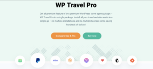 wp travel pro plugin is useful for travel booking websites