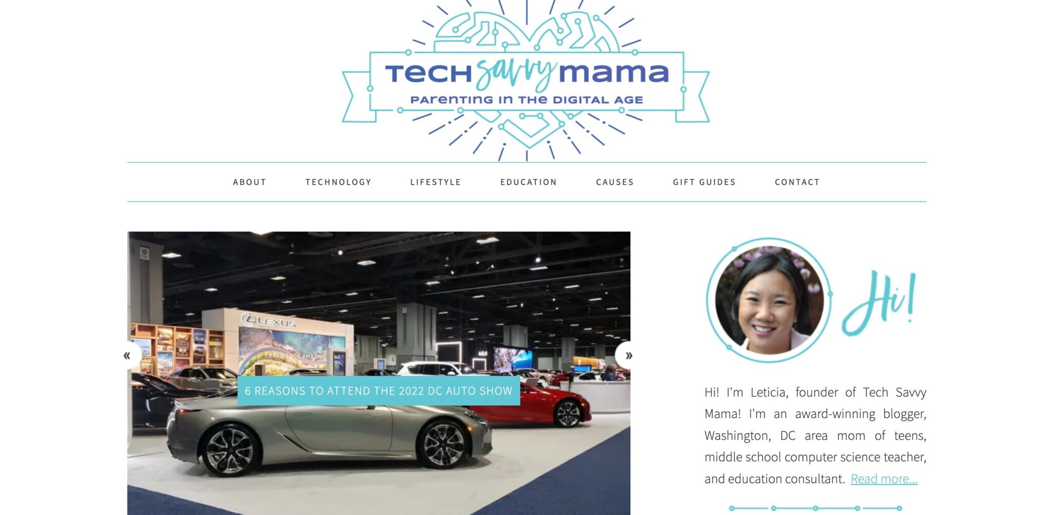 Tech Savvy Mama Blog Homepage