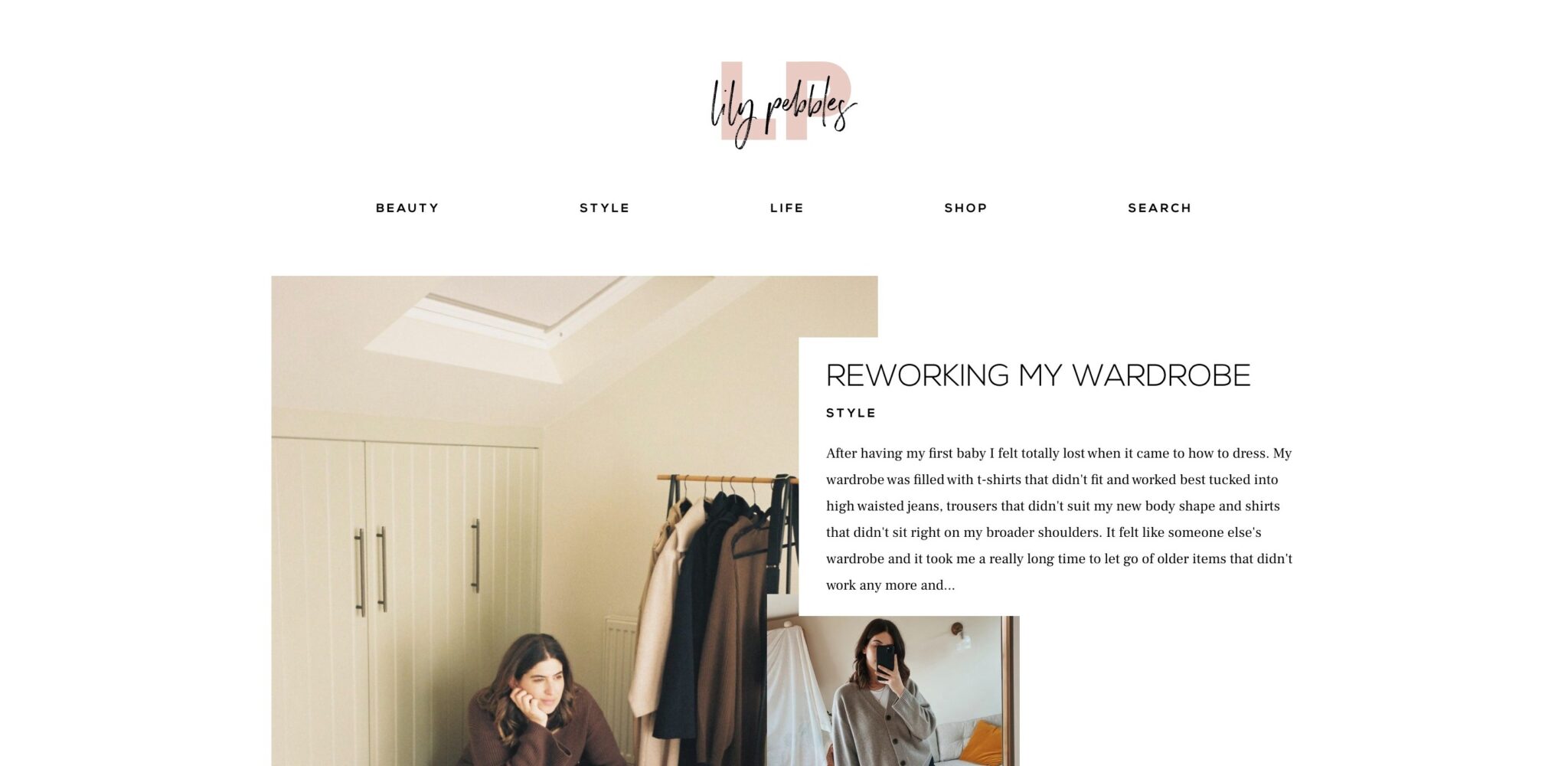 Lily Pebbles Homepage