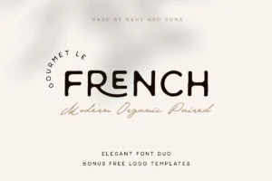 Picture of Le French font for WordPress.