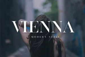 Picture of Vienna font for wordpress.