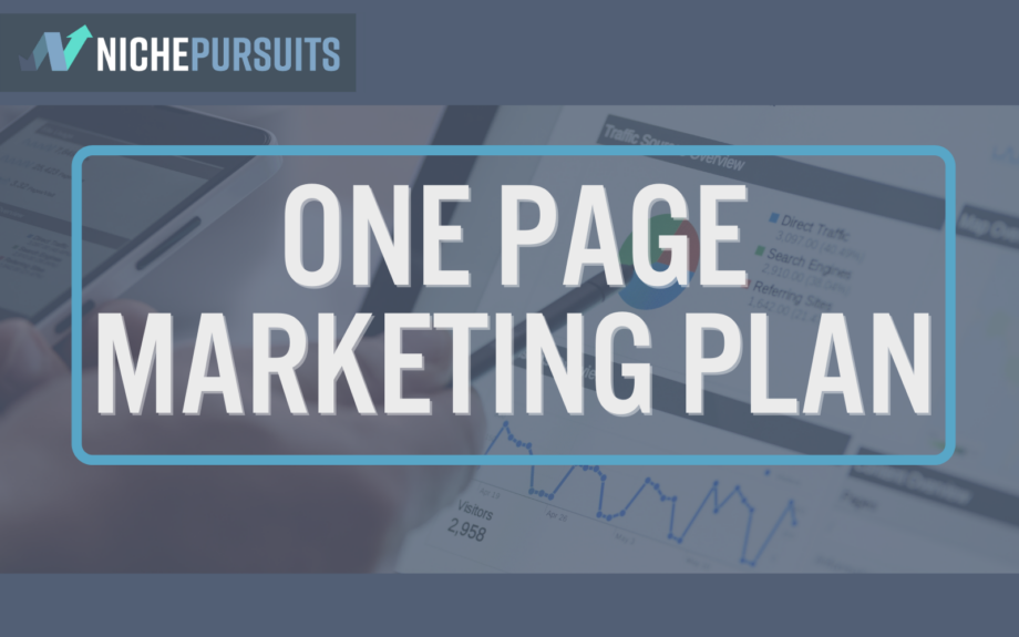 One Page Marketing Plan.