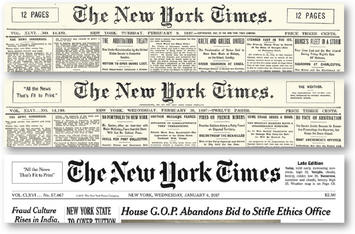 New York Times tagline