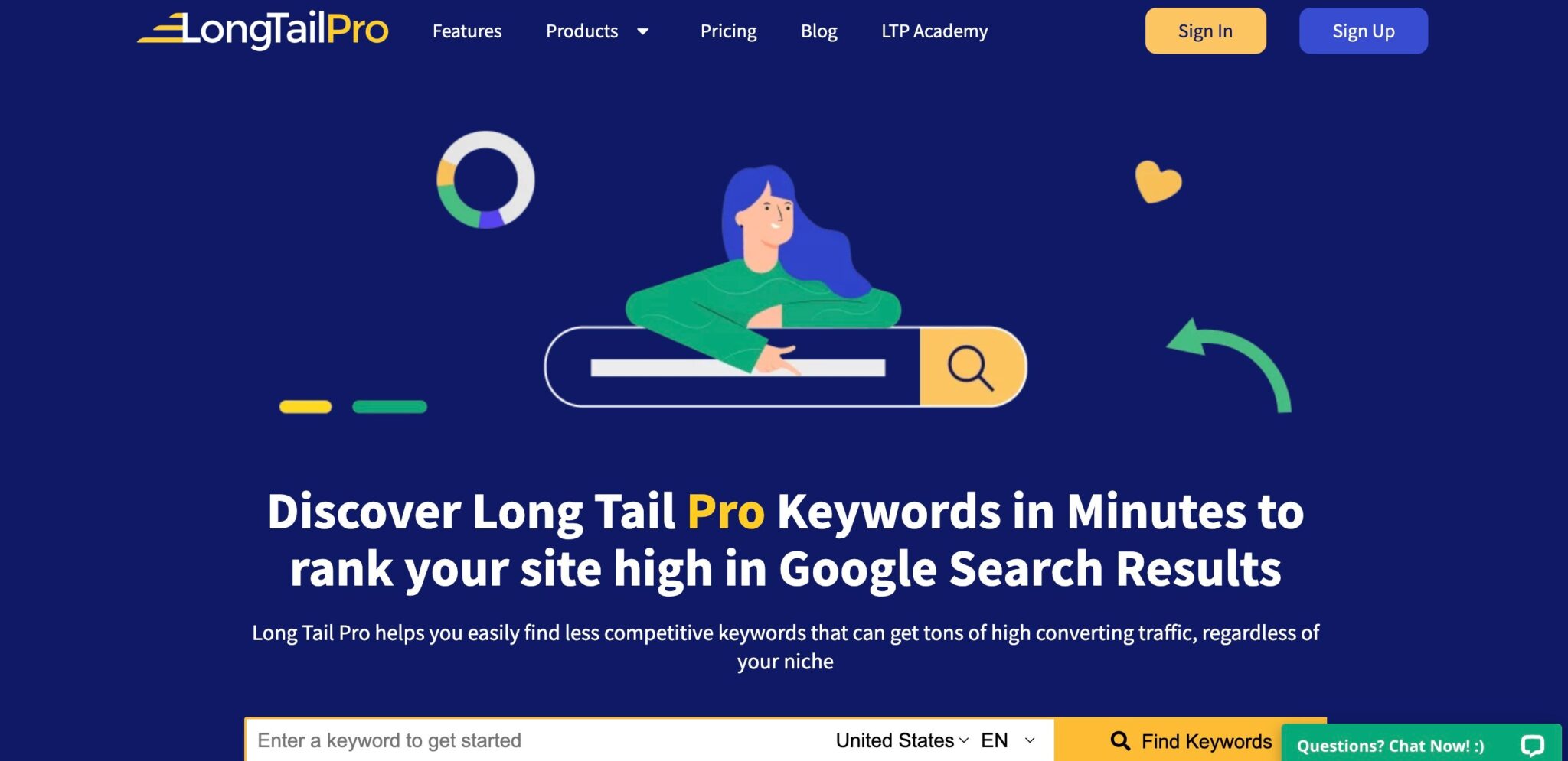 Screenshot of The Best Keyword Research Tool for Long Tail Keywords Long Tail Pro 1 scaled