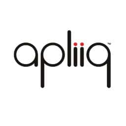 Logo for the Apliiq print on demand company.