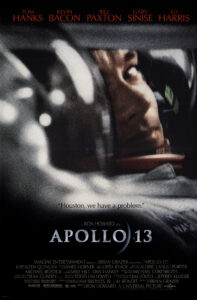 Movie poster for the appolo 13 film.